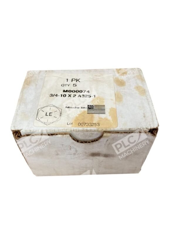 LE USA M000074 00733253 Box of 5 Structural Bolt 3/4-10 X 2 A325-1 (lot of 2) - Image 2