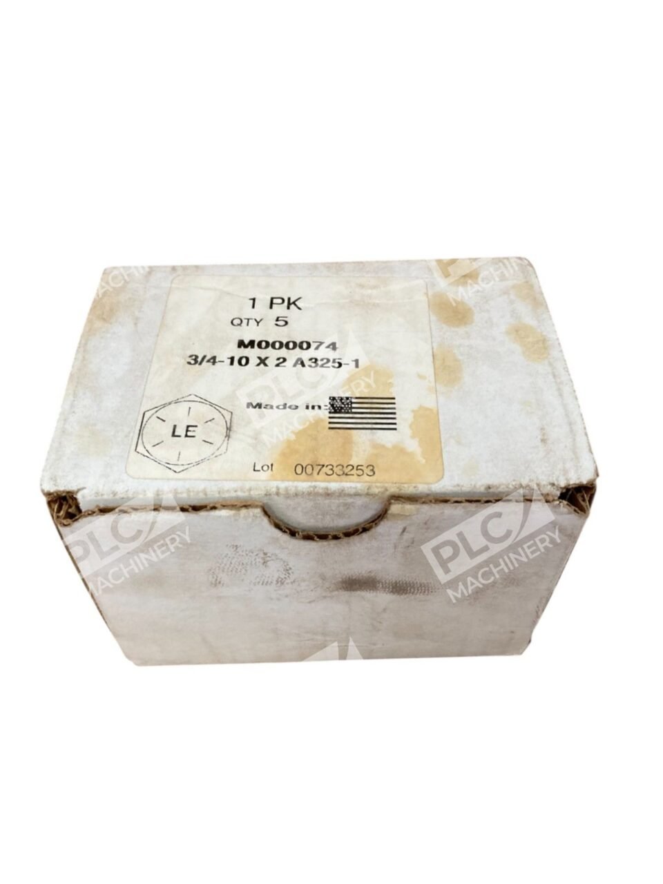 LE USA M000074 00733253 Box of 5 Structural Bolt 3/4-10 X 2 A325-1 (lot of 2) - Image 2