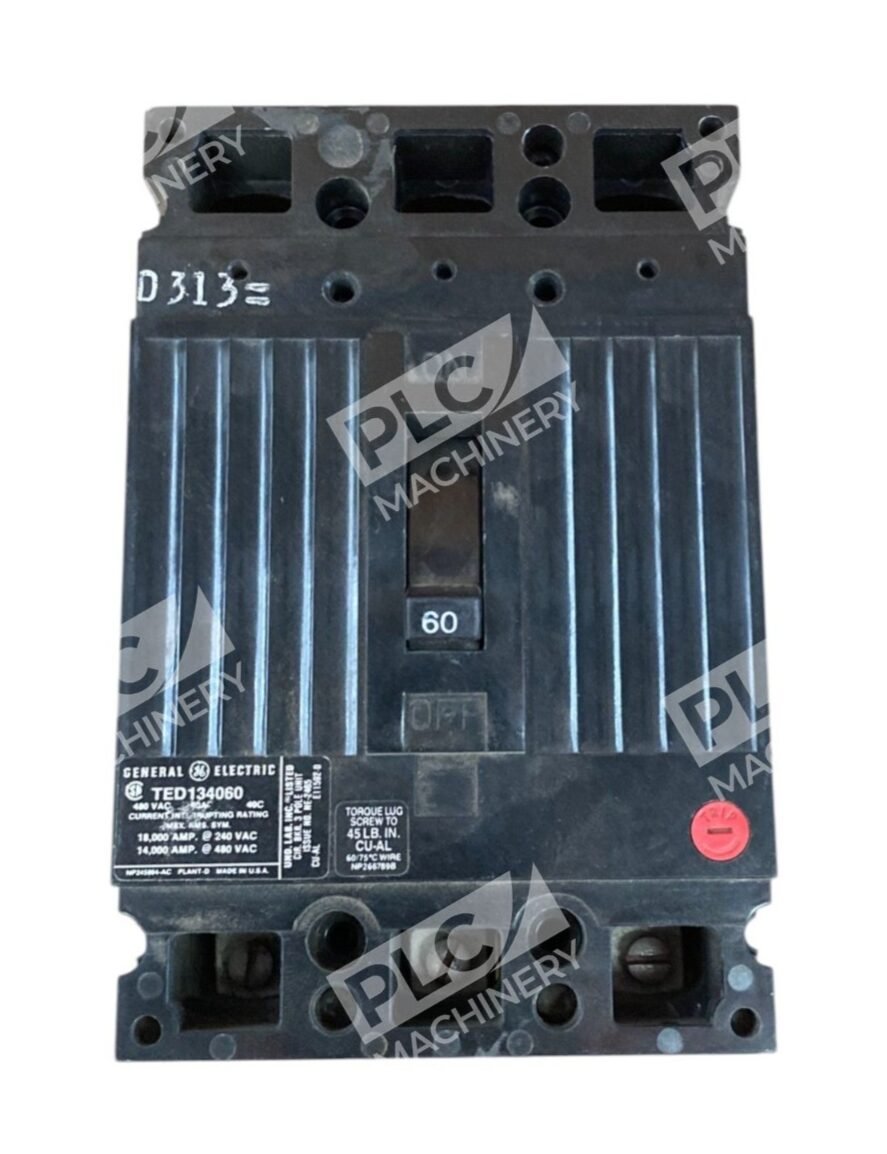 General Electric GE 3 Pole 60A Circuit Breaker TED134060