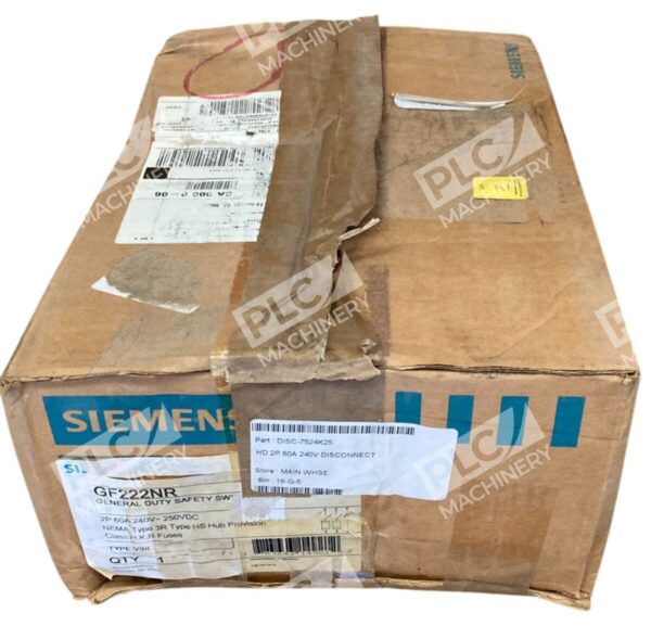 Siemens 2P 60A NEMA 3R General Duty Safety Switch GF222NR