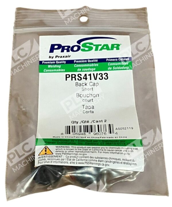 ProStar Praxair Bag Of 2 Short Back Caps PRS41V33 (lot of 5) - Image 3