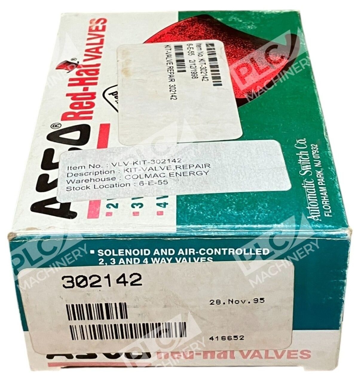 ASCO Automatic Switch Co Red Hat Valve Rebuild Kit 302142
