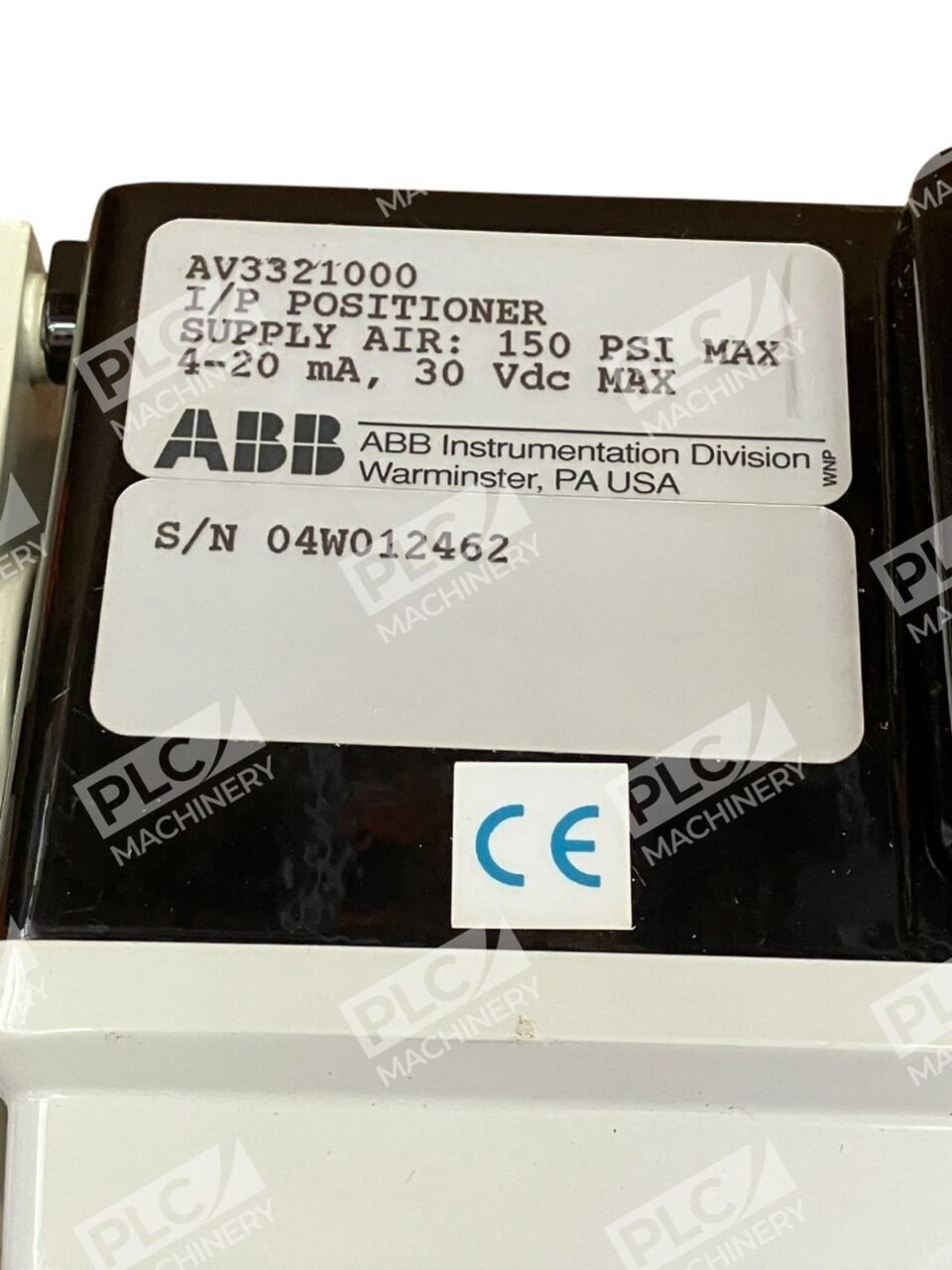 ABB Pneumatic 150 PSI I/P Positioner AV3321000 - Image 9