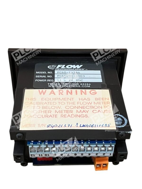 Flow Technology ES737DRTD3BA FC4010 Dual And Net Rate Totalizer FC40-1D3BA - Image 10