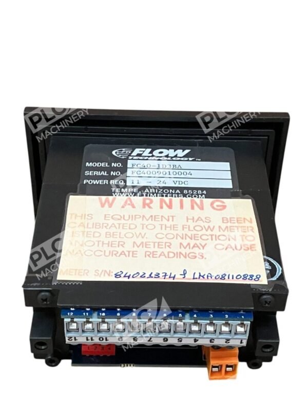 Flow Technology ES737DRTD3BA FC4010 11-24VDC Dual And Net Rate Totalizer FC40-1D - Image 9