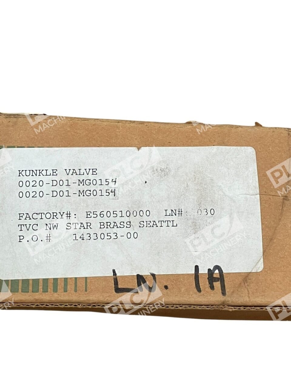 Kunkle Valve Tyco 154 3/4 26GPM Safety Valve 0020-D01-MG - Image 2