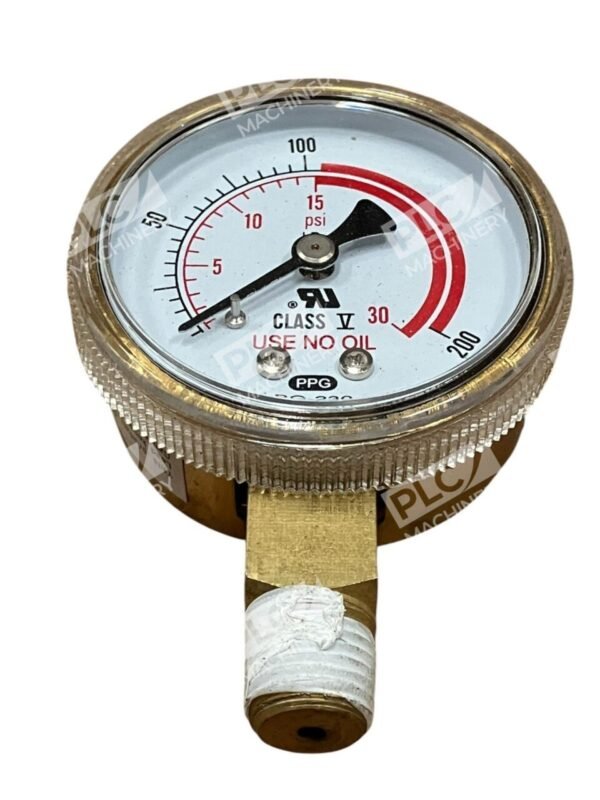 PPG Class V 0-30PSI 0-200kPa Pressure Gauge BG-230 - Image 3