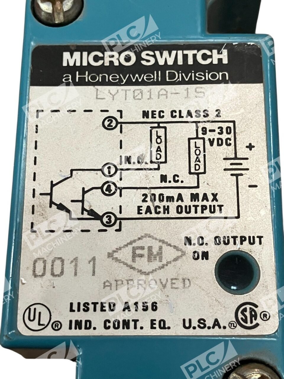 Honeywell Micro Switch Proximity Sensor LYT01A-1S - Image 2