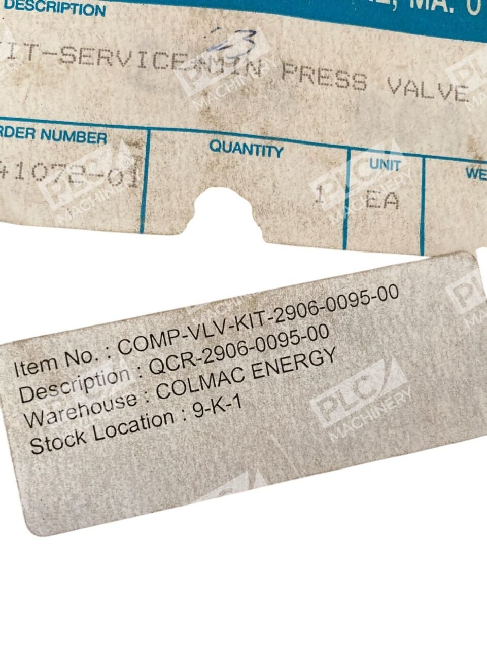 Atlas Copco 2906009500 GA 90-160 Valve Service Kit 2906-0095-00 - Image 4