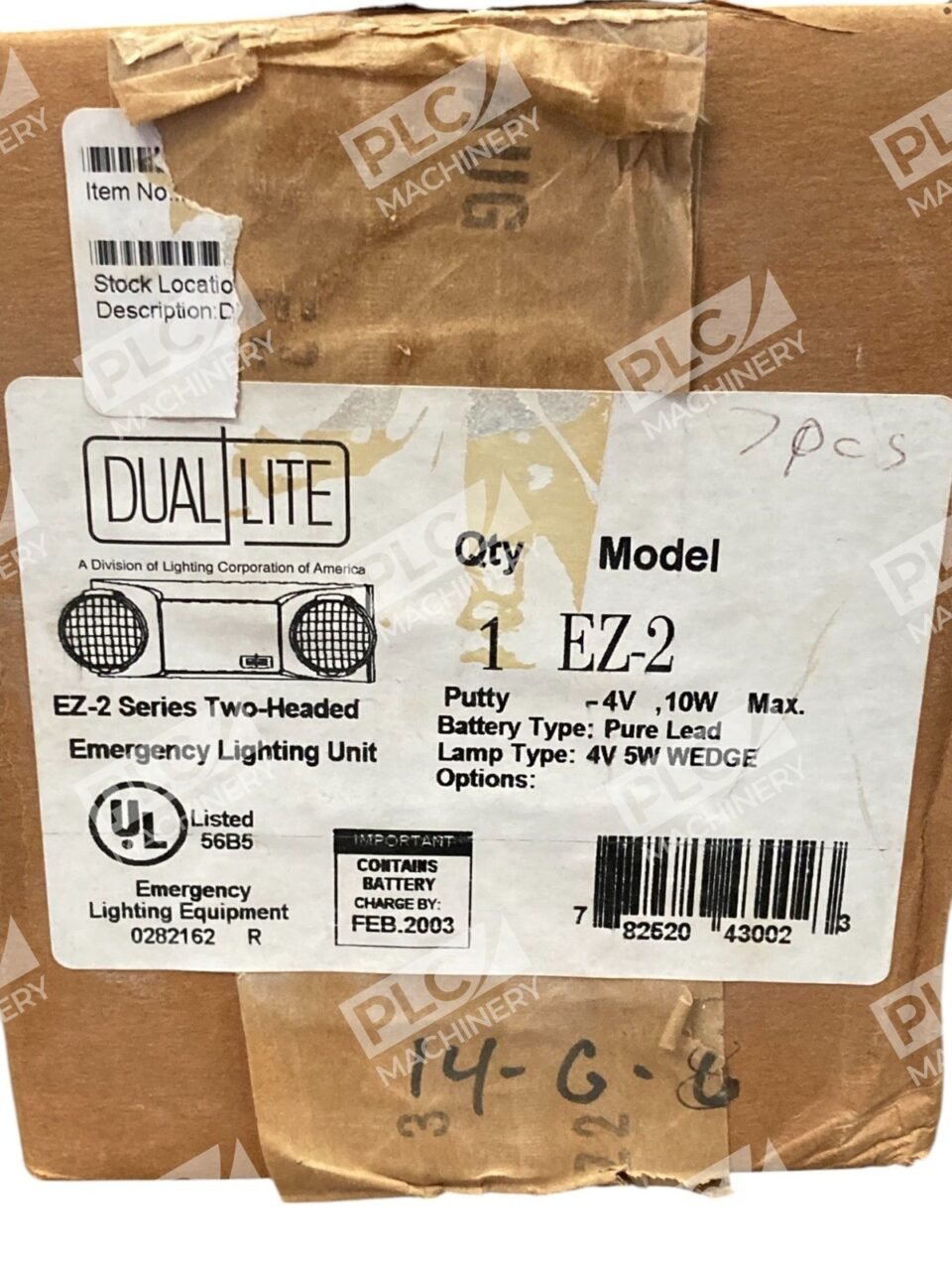 Dual Lite 4V 5W Wedge Two-Headed Emergency Lighting Unit EZ-2 - Image 2