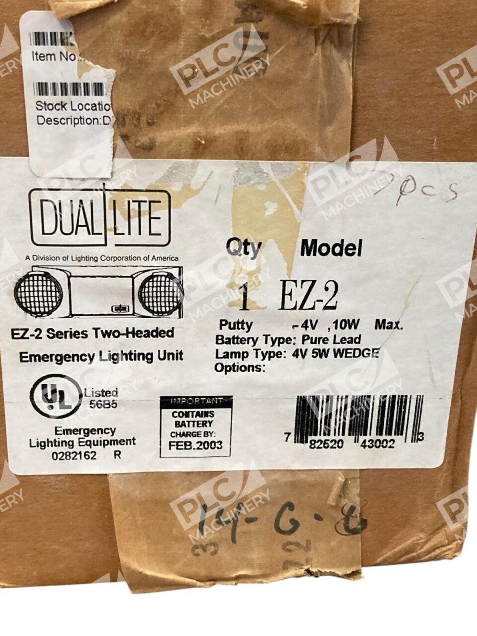 Dual Lite 4V 5W Wedge Two-Headed Emergency Lighting Unit EZ-2 - Image 3
