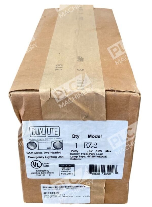 Dual Lite Lighting Corp 4V 5W Wedge Two-Headed Emergency Lighting Unit EZ-2