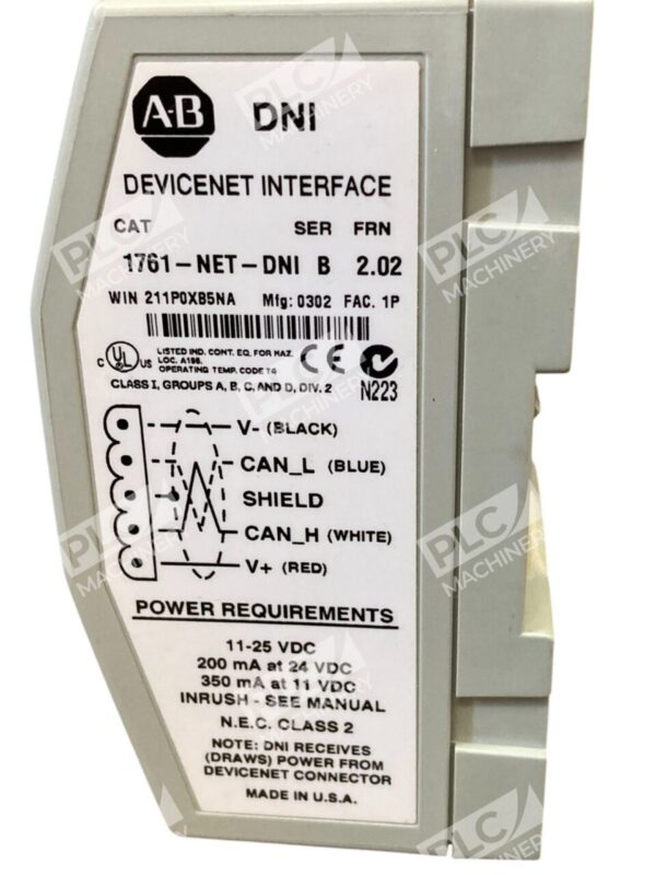 Allen Bradley AB DNI Devicenet Interface Module 1761-NET-DNI /B - Image 5