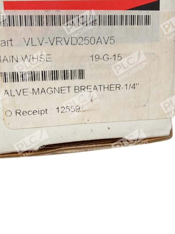 Generant VRVD250AV5 V-5 Vent Relief Valve 1/4" Magnet Breather VRVD-250A-V-5 - Image 5