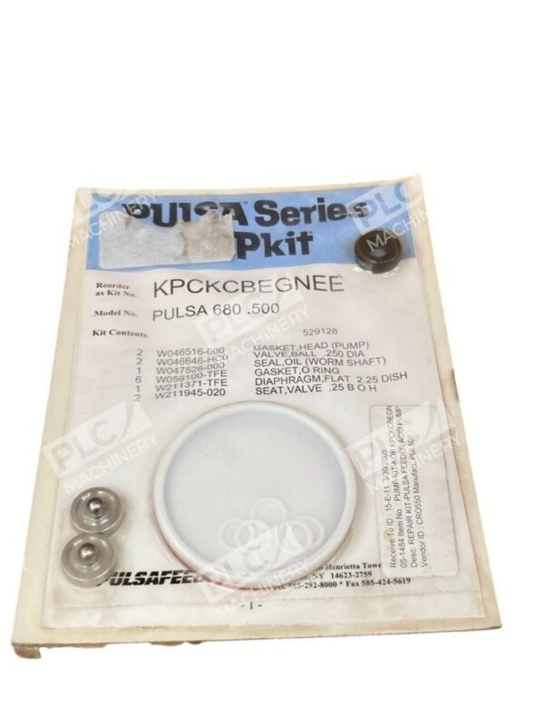Pulsafeeder KPCKCBEGNEE Pulsa Series KOPkit Repair Kit PULSA 680 .500 - Image 6