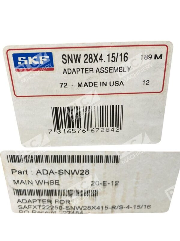 SKF Adapter Assembly SNW 28X4.15/16 - Image 2
