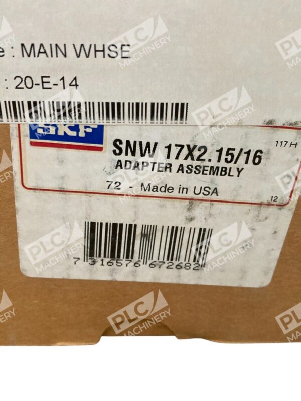 SKF Adapter Assembly SNW 17X2.15/16 - Image 2