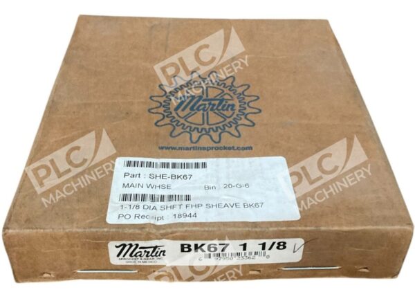 Martin 1-1/8" Diameter Shaft FHP Sheave BK67-1-1/8