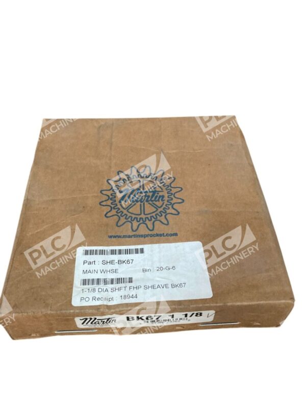 Martin 1-1/8" Diameter Shaft FHP Sheave BK67-1-1/8 - Image 8