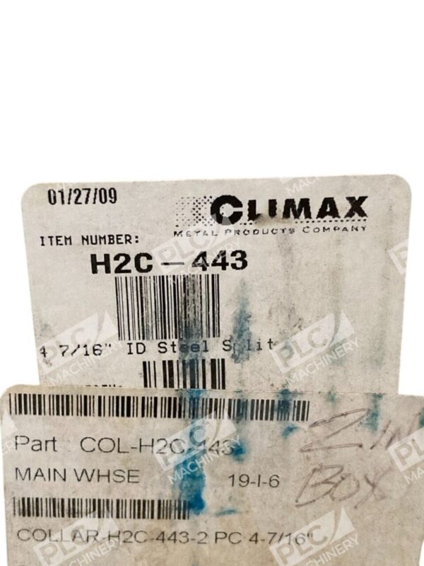 Climax Premium Shaft Collars And Rigid Coupling H2C-443 - Image 2