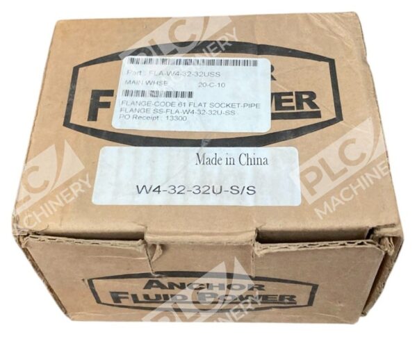 AFP Anchor Fluid Power W4-32-32U-SS Flat Socket Pipe Flange W4-32-32U-S/S