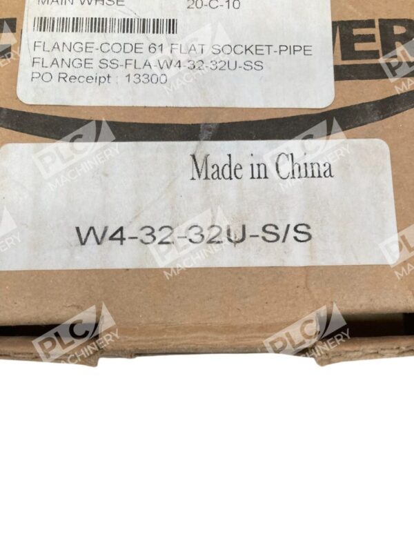 AFP Anchor Fluid Power W4-32-32U-SS Flat Socket Pipe Flange W4-32-32U-S/S - Image 2
