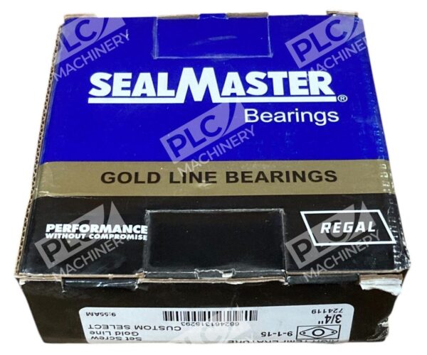 SealMaster 3/4" 724119 Regal Set Screw Gold Line Bearing SFT-12 HT