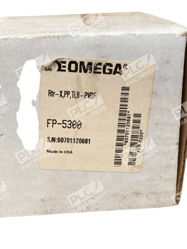 Omega Rtr-X PP Ti B-PVDF Flow Sensor Meter FP-5300 - Image 3