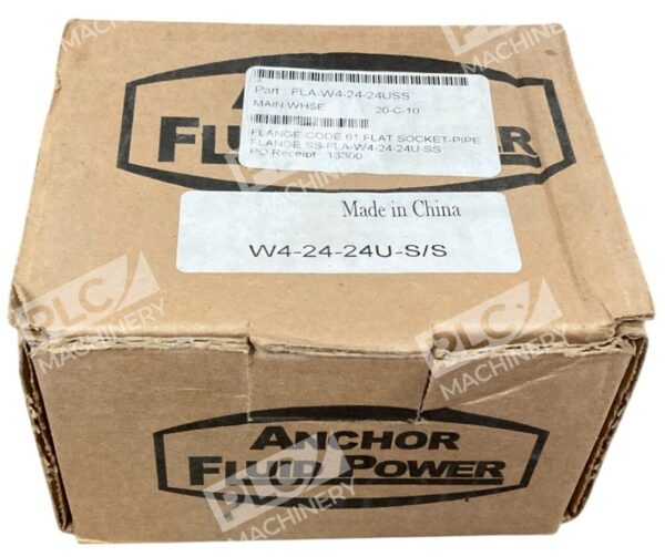 AFP Anchor Fluid Power Flat Socket Weld Pipe Flange W4-24-24U-S/S