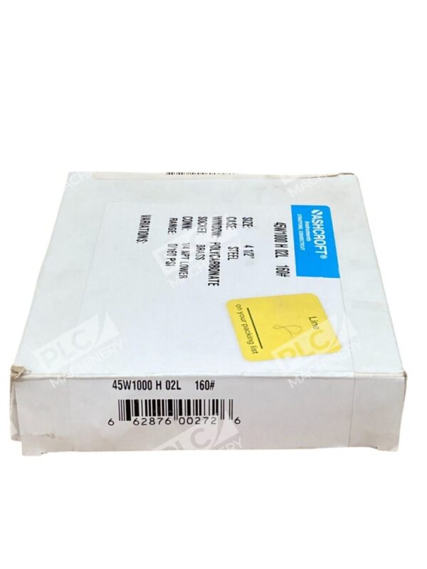 Ashcroft 4-1/2" 0-160PSI 1/4NPT Pressure Gauge 45W1000-H-02L-160# - Image 2