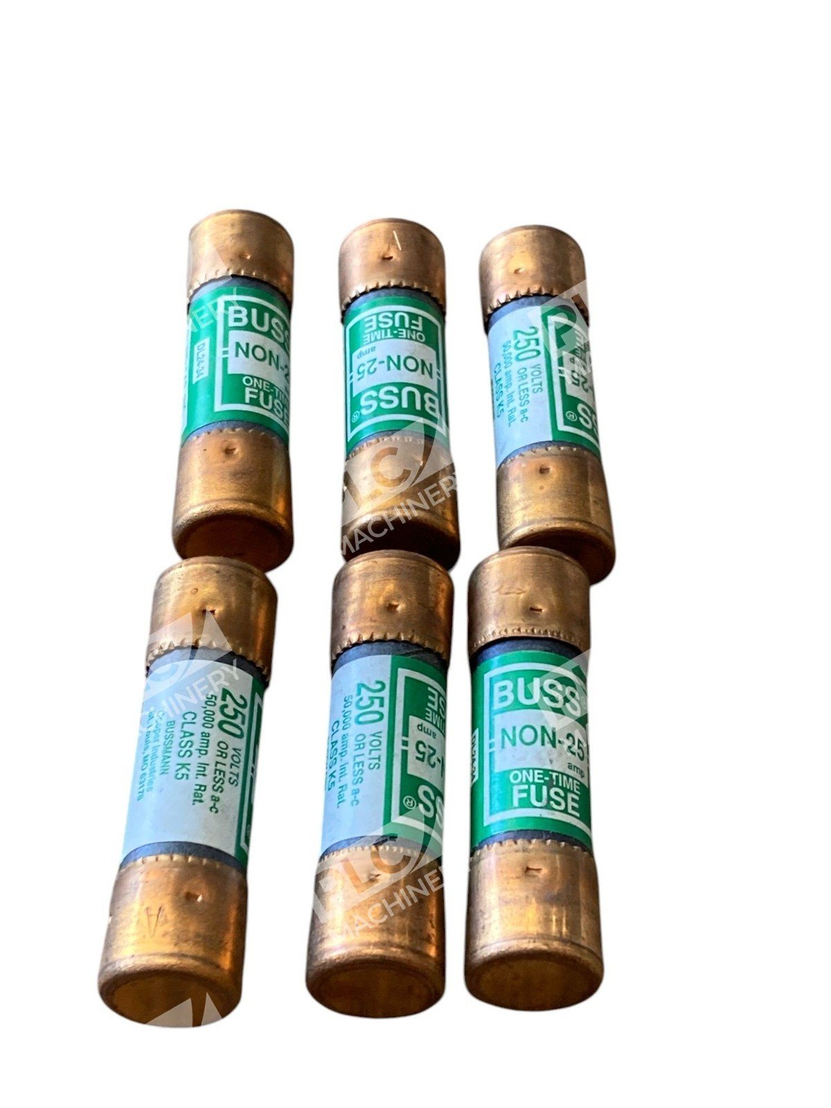 Cooper 4XF92 Bussmann One-Time Buss Fuse NON-25 (Box of 6) - Image 4