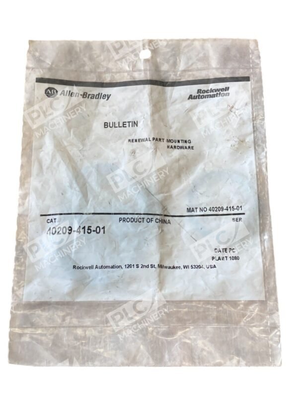 Allen Bradley AB Rockwell Renewal Part Mounting Hardware 40209-415-01