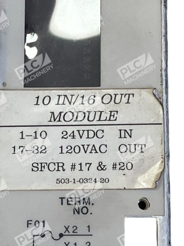 WTC Pilot I/O Module 10In/16Out 5031032420 - Image 4