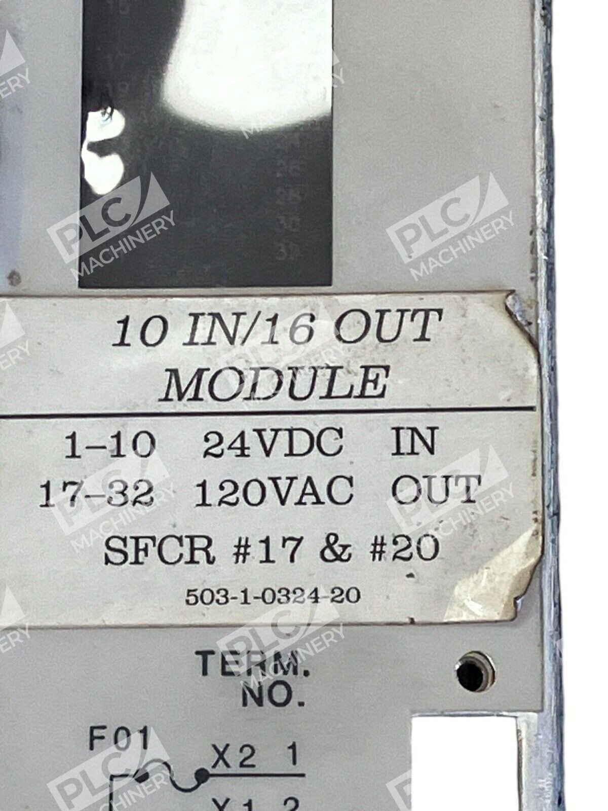 WTC Pilot I/O Module 10In/16Out 5031032420 - Image 4
