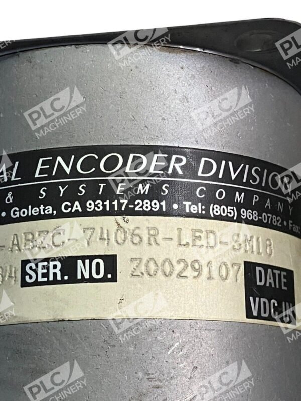 BEI 924-01002-3484 Industrial Encoder H25B-SS-1000-ABZC-7406R-LED-SM18 - Image 4