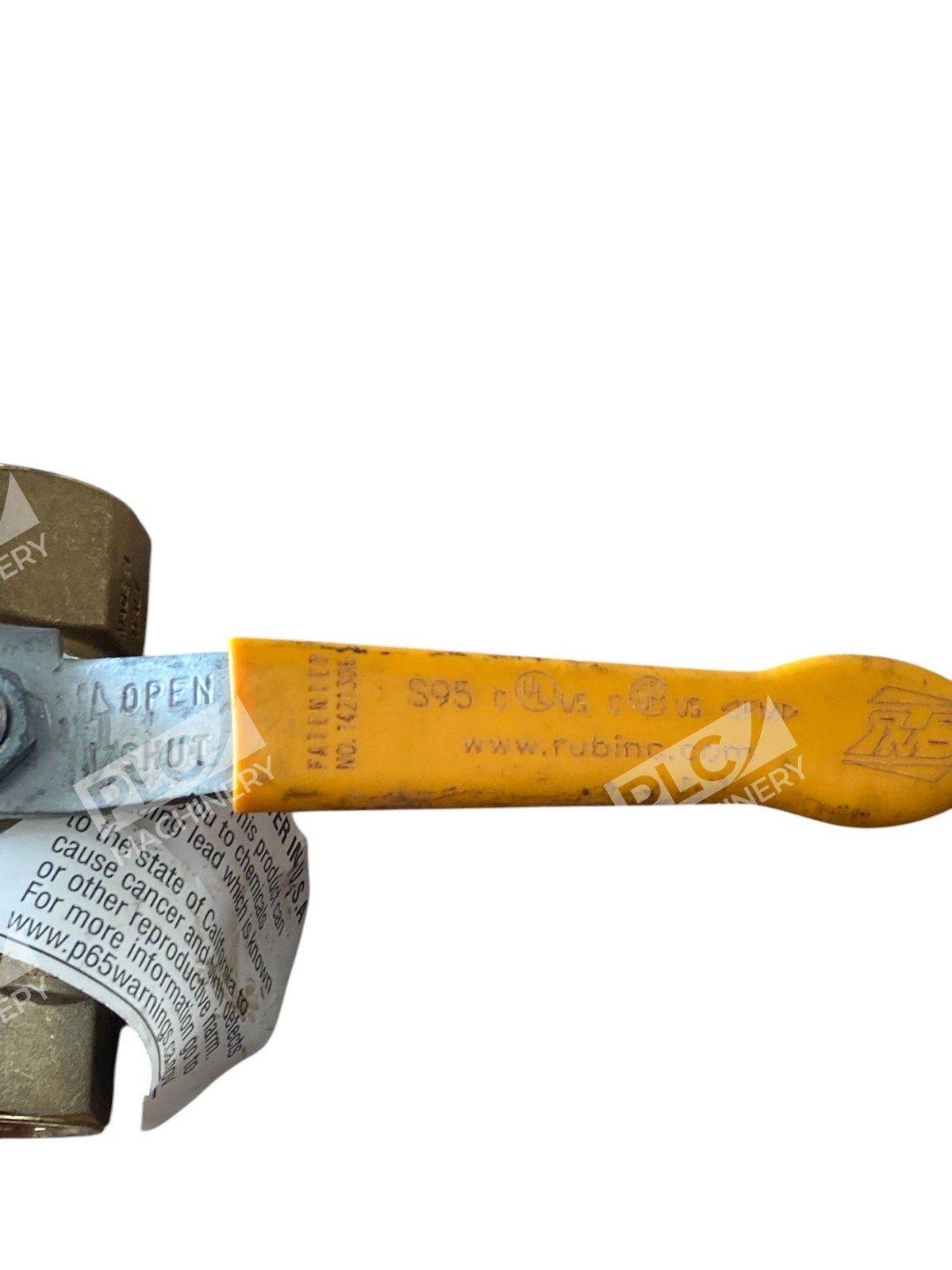 Rub Inc 1" 600 CWP PN40 DN25 Ball Valve CW617N - Image 2