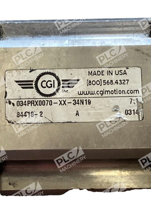 CGI Motion 034PRX0070-XX-34N19 w/ Quicksilver I-Grade Motor/Encoder QCI-A34HC-4 - Image 2