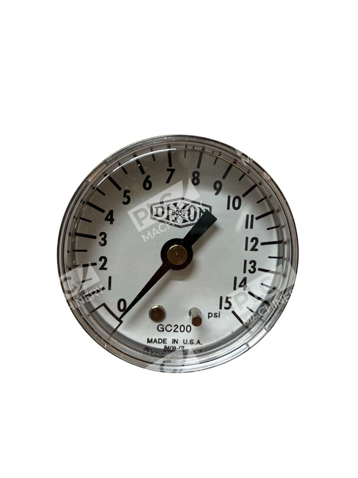 Dixon Boss GC200 0/15 PSI Standard Dry Gauge - Image 2