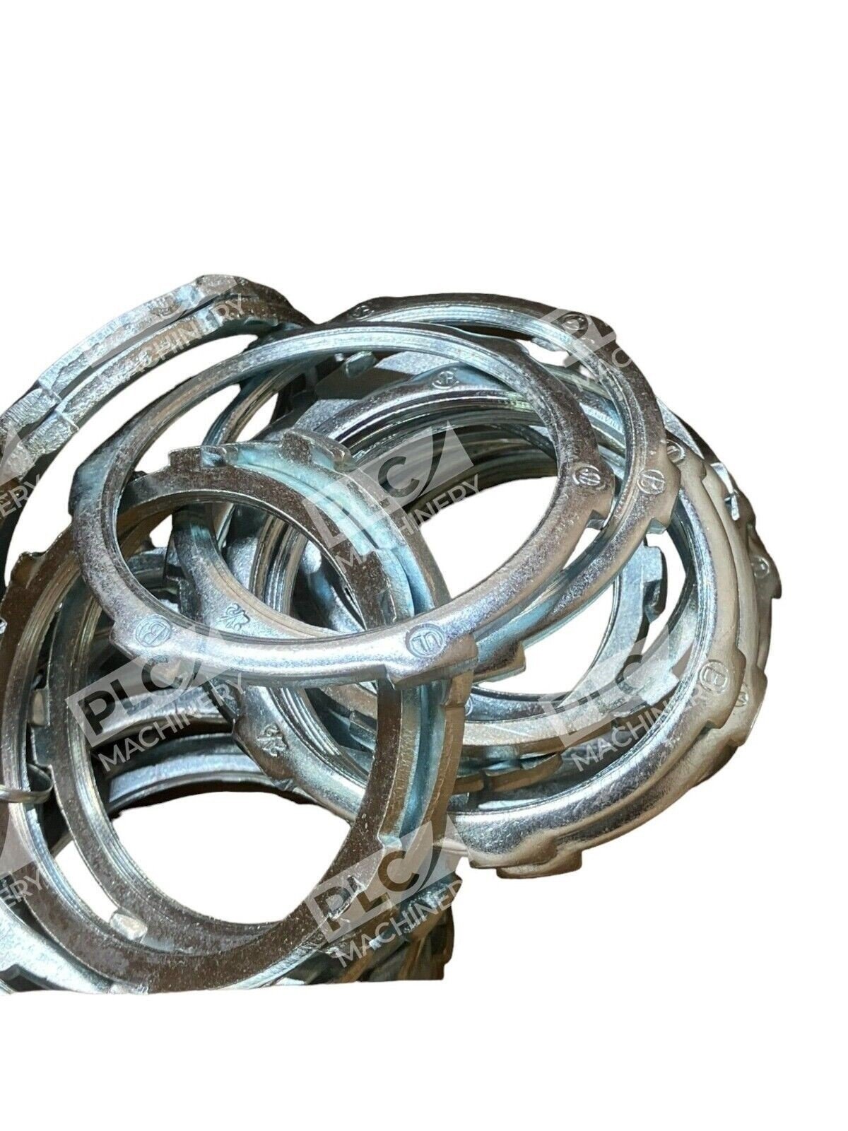 Bridgeport 107-S Conduit Locknut Zinc Plated Steel 2-1/2" (Box of 25) - Image 2