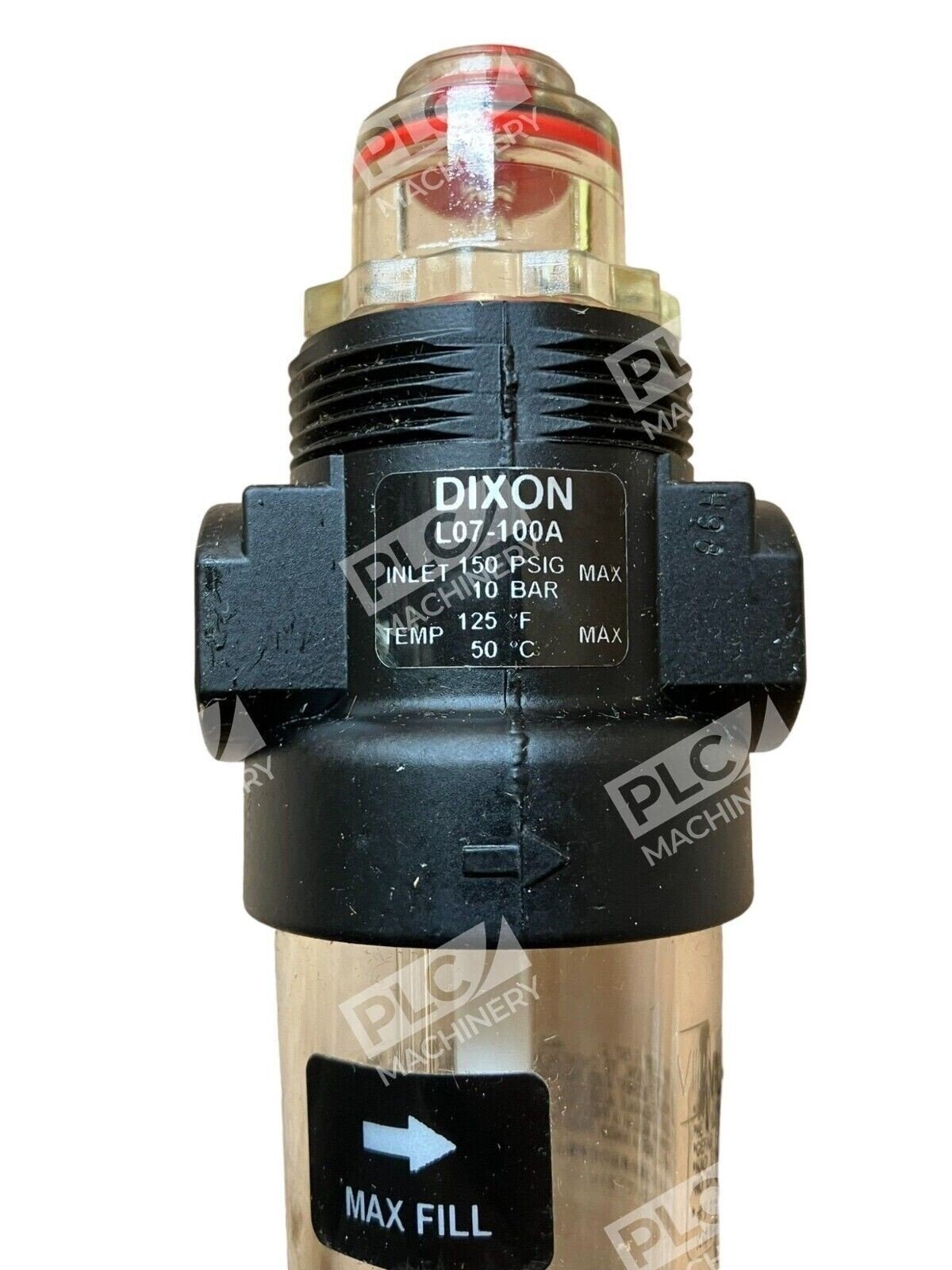 Dixon L07-100A 150PSIG 10BAR Max 1/8" Series 1 Mini Lubricator - Image 3