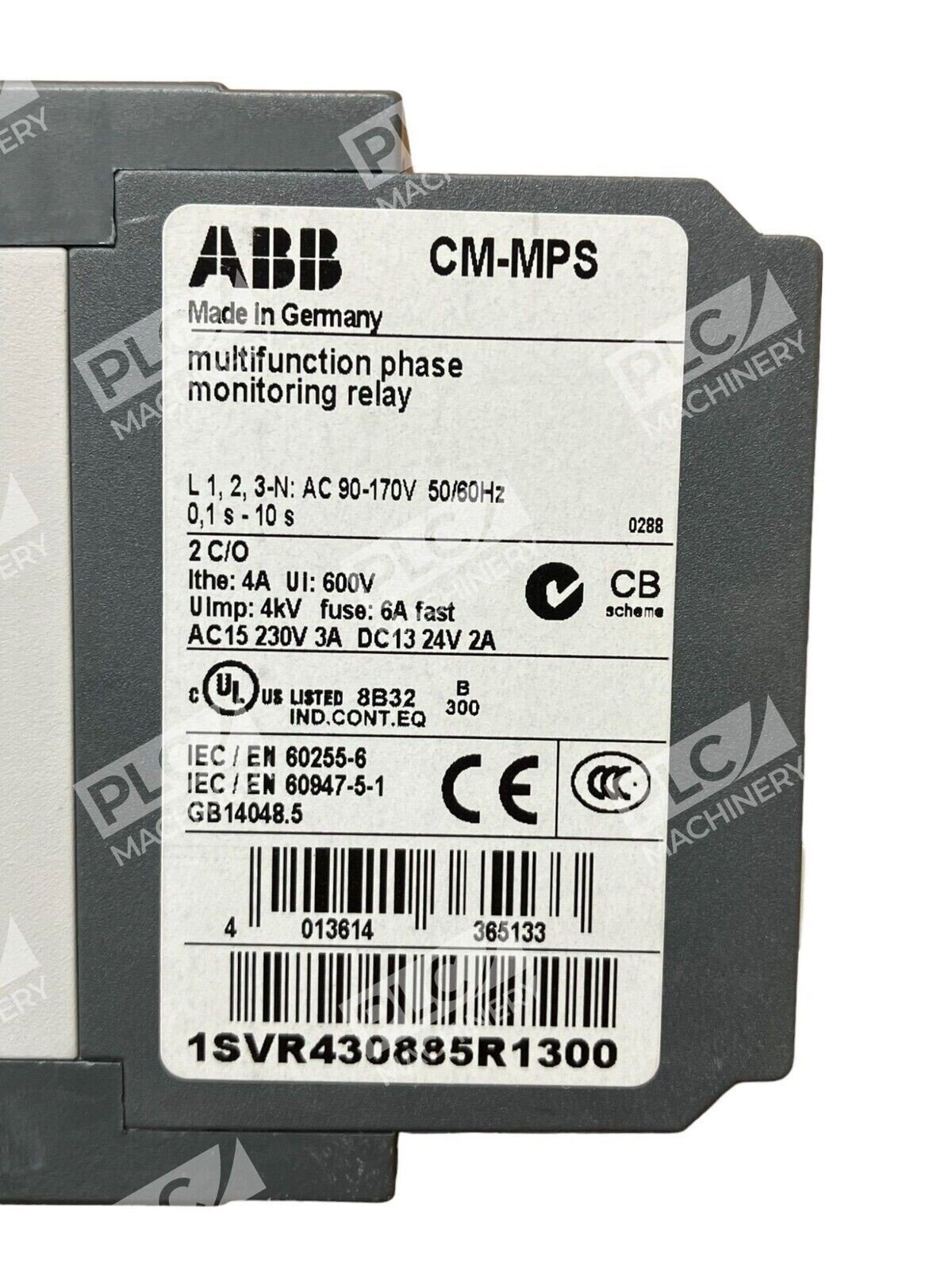 ABB 1SVR430885R1300 Multifunction Phase Monitoring Relay CM-MPS - Image 4