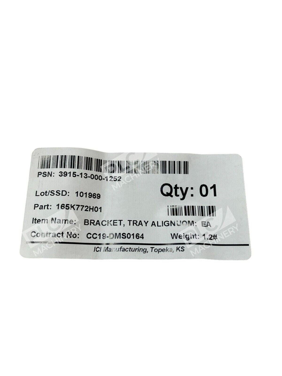 ICI 97942-165K772H01 Tray Alignment Bracket - Image 5