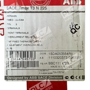 ABB SACE Tmax T3 N 225 Circuit Breaker 3 Pole N5596 E93565
