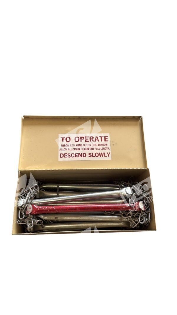 St Pierre Manufacturing Corp 24 Rung 40Ft Emergency Fire Ladder - Image 2