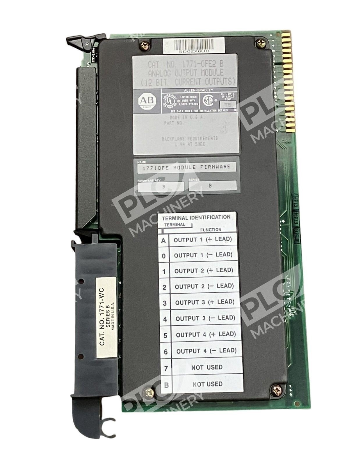 Allen Bradley 1771-OFE2 /B Analog Output Module 12 Bit Current Outputs