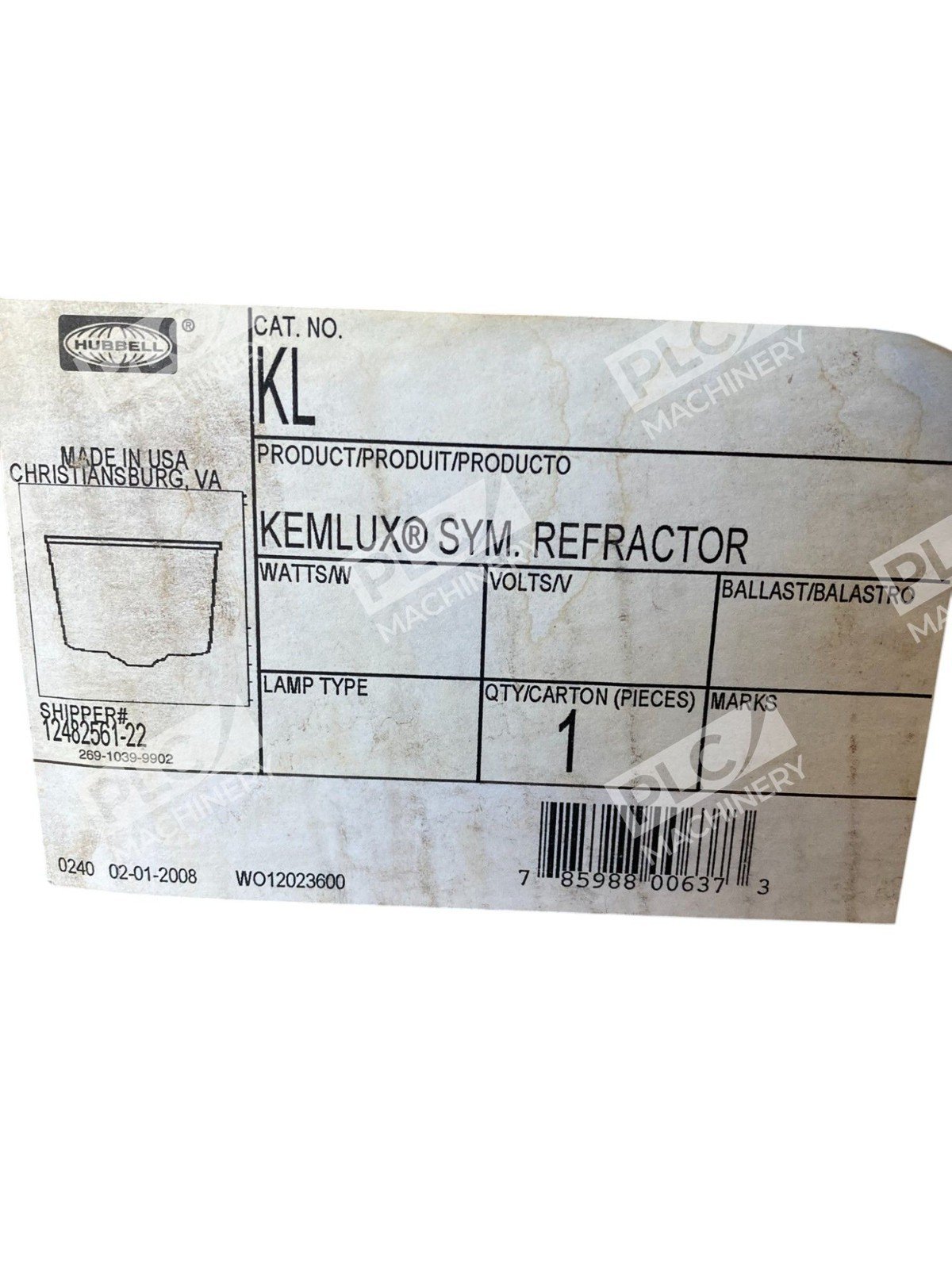 Hubbell Kemlux Sym. Refractor KL - Image 2