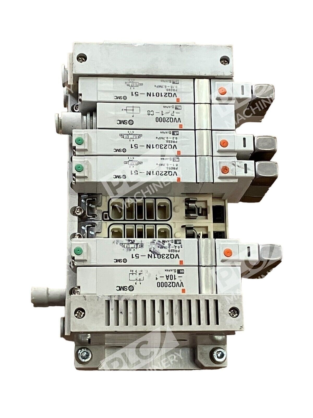 SMC VV5Q21-08-DAN00043 8 Station Manifold Solenoid Valve - Image 4