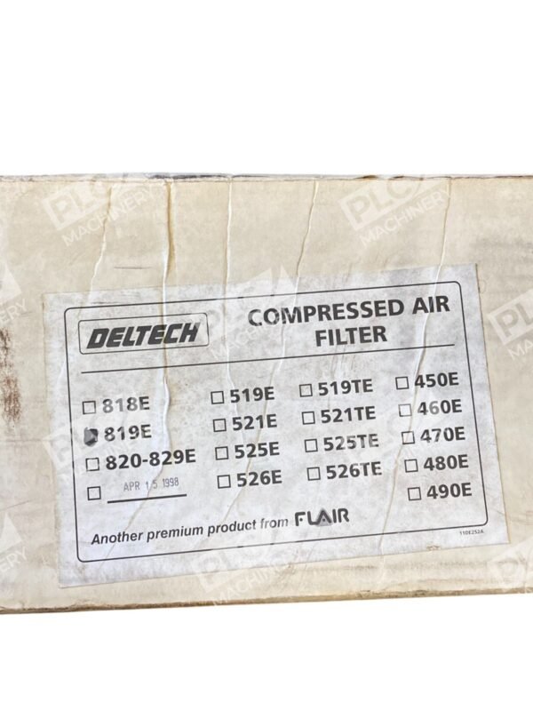 Deltech Flair Compressed Air Filter 819E - Image 2
