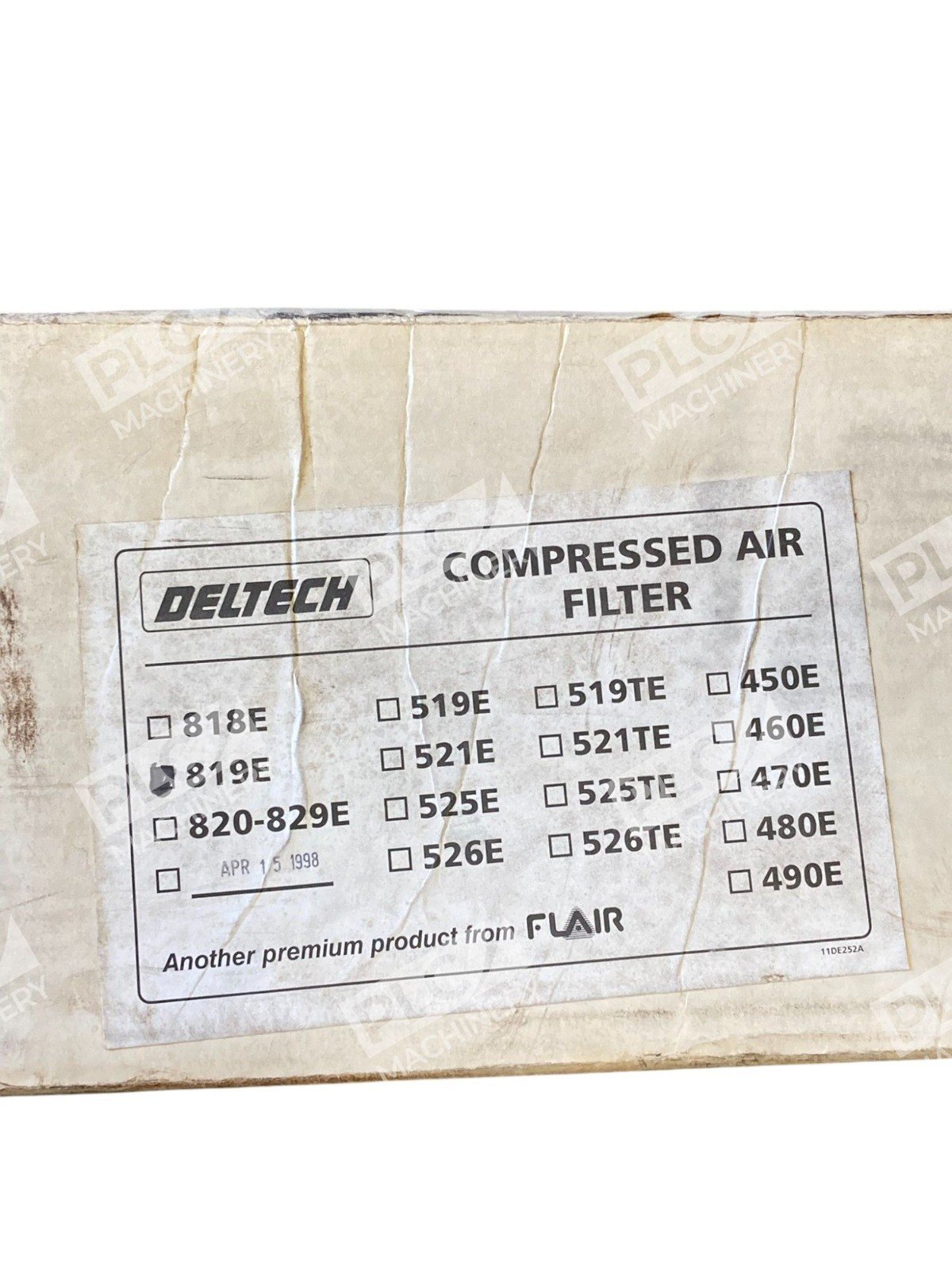 Deltech Flair Compressed Air Filter 819E - Image 2