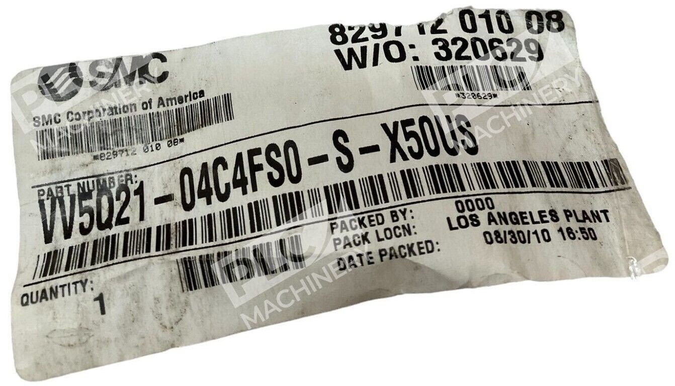 SMC VV5Q21-04C4FS0-S-X50US Valve Manifold Plug In